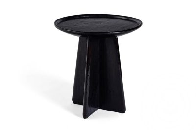 ancient modern expresso black accent table