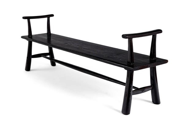 Expresso Bench Reclaimed Teak with one piece top and sides