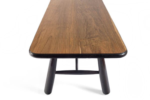 Black and Tan Farm Table - Image 3