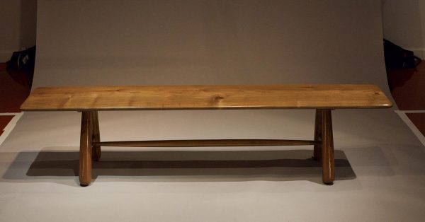 Ancient Modern One Piece Reclaimed Teak Bench